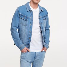 Image of Lee Jeans Australia New Jersey Blue 101 DENIM JACKET STUDIO BLUE