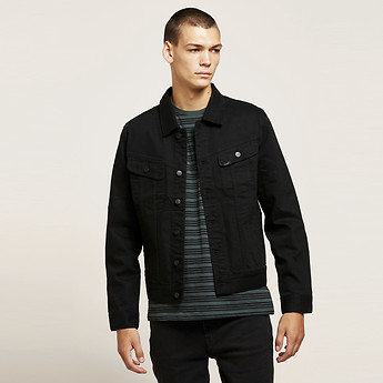 Image of Lee 101 DENIM JACKET BASS BLACK