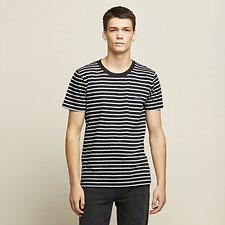 Image of Lee Jeans Australia Black/White ALTOS Y/DYE TEE BLACK/WHITE