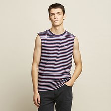 Image of Lee Jeans Australia Red Stripe STRIPE MUSCLE RED STRIPE