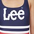 Image of Lee Jeans Australia Navy STRIPE LOGO ONE PIECE NAVY