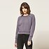 Image of Lee Jeans Australia Aubergine DART OUT LOGO CREW BURNT AUBERGINE