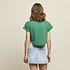 Image of Lee Jeans Australia Fig Green CROP SCOOP TEE FIG GREEN