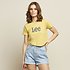 Image of Lee Jeans Australia yellow OUTLAND CRACKLE TEE YELLOW