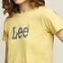 Image of Lee Jeans Australia yellow OUTLAND CRACKLE TEE YELLOW