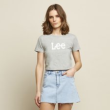 Image of Lee Jeans Australia Grey Marle OUTLAND CRACKLE TEE GREY MARLE