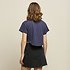 Image of Lee Jeans Australia Navy COLLEGE CROP SCOOP NAVY