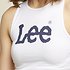Image of Lee Jeans Australia White GWEN LOGO TANK WHITE