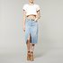 Image of Lee Jeans Australia Air Blue SOHO MIDI SKIRT AIR BLUE