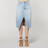Image of Lee Jeans Australia Air Blue SOHO MIDI SKIRT AIR BLUE