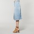 Image of Lee Jeans Australia Air Blue SOHO MIDI SKIRT AIR BLUE