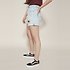 Image of Lee Jeans Australia BARELY BLUE RIP STEVIE SHORT BARELY BLUE RIP
