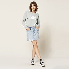 Image of Lee Jeans Australia Sapphire Destroy RIOT SKIRT SAPPHIRE DESTROY