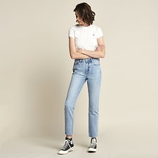 Image of Lee Jeans Australia Idol Bleach HIGH PIPES IDOL BLEACH